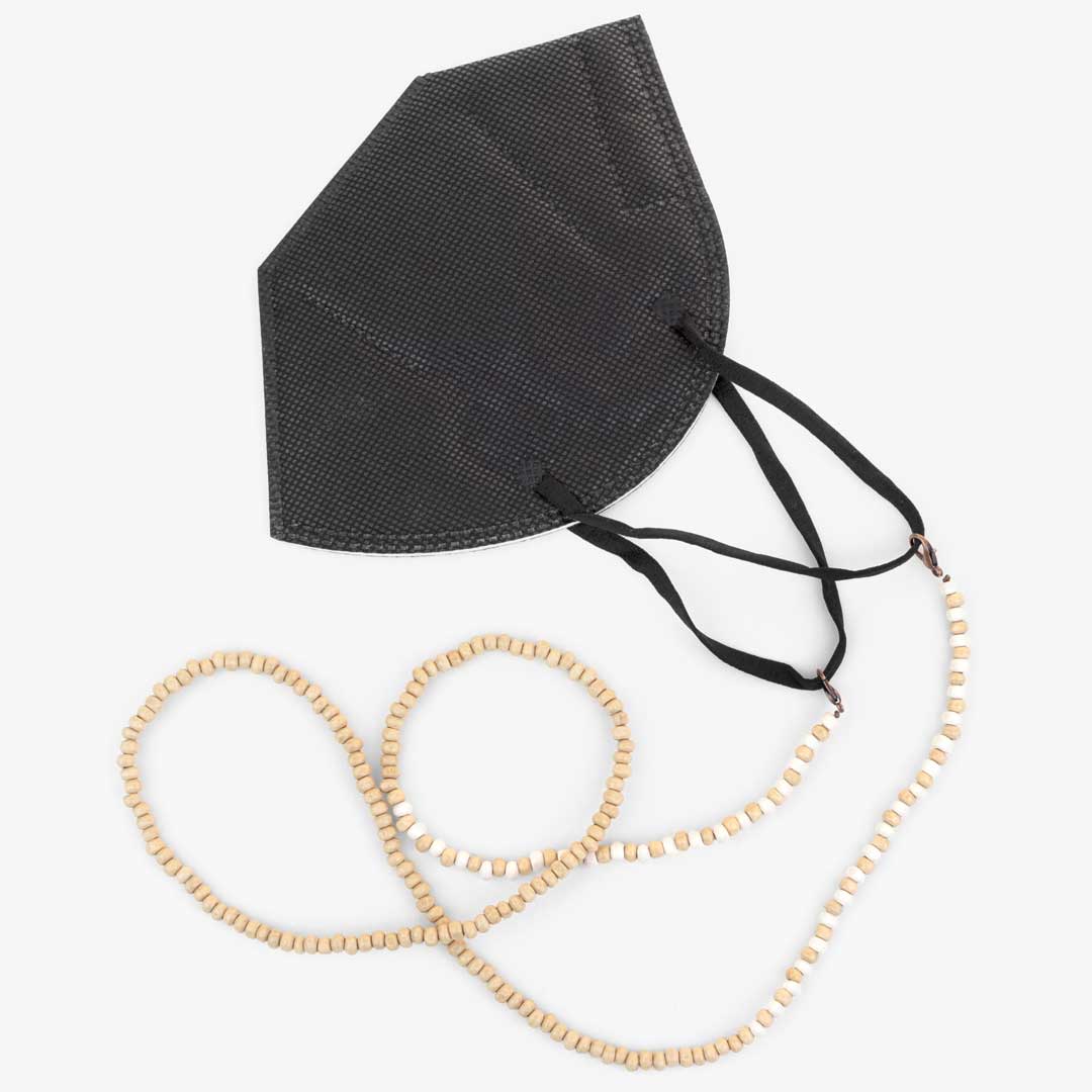 3 in 1: Maskenkette, Brillenband & Halskette »Strandperle«